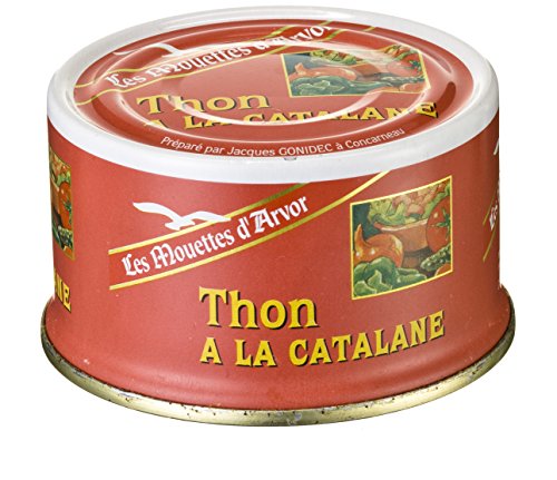 Les Mouettes d'Arvor Thunfisch nach katalanischer Art aus Frankreich, 3er Pack (3 x 135 g) von Les Mouettes d'Arvor