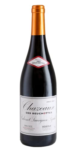 Chazeaux des Beuchottes Cabernet Sauvignon Syrah 2021 | Rotwein | Languedoc-Roussillon – Frankreich | 1 x 0,75 Liter von Les Producteurs Réunis - Chazeaux des Beuchottes