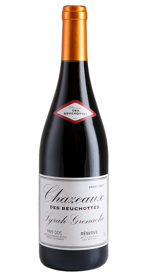 Chazeaux des Beauchottes Syrah Grenache 2021 von Les Producteurs Réunis - Chazeaux des Beauchottes