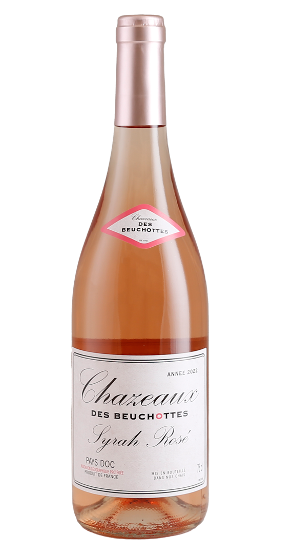 Chazeaux des Beauchottes Syrah Rosé 2023 von Les Producteurs Réunis - Chazeaux des Beauchottes