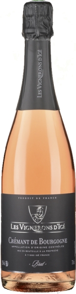 Les Vignerons d Ige Cremant de Bougogne Brut Rose 100 Proz. Pinot Noir