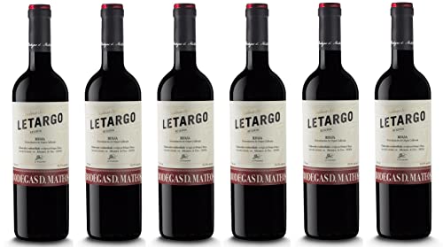 6x 0,75l - 2018er - Bodegas D. Mateos - Letargo - Reserva - Rioja D.O.Ca. - Spanien - Rotwein trocken von Letargo