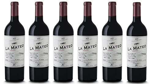 6x 0,75l - 2020er - Bodegas D. Mateos - C. F. La Mateo - Vendimia - Rioja D.O.Ca. - Spanien - Rotwein trocken von Letargo