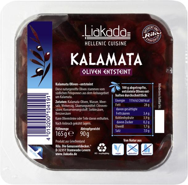 Liakada Kalamata-Oliven entsteint von Liakada