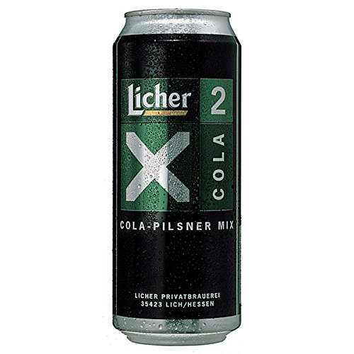 Licher X 2 Cola Pilsener + Cola, 24er Pack (24 x 0,5 L) von Licher X 2