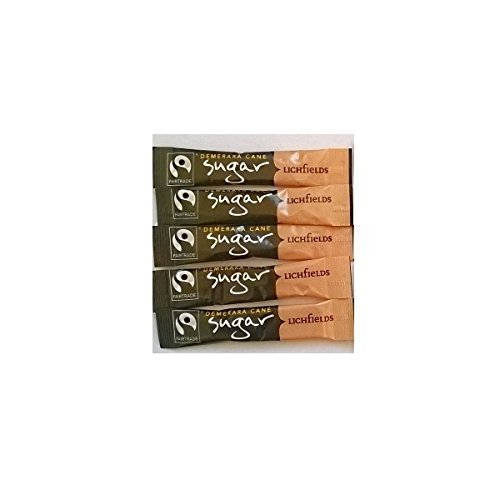 250 Demerara-Zucker Individuelle Stick-Sachets von Lichfields