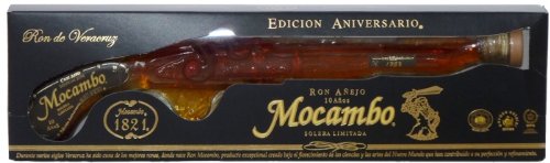 MOCAMBO Ron Anejo 10 Anos in Bukanier Pistolenflasche Rum von COXZD