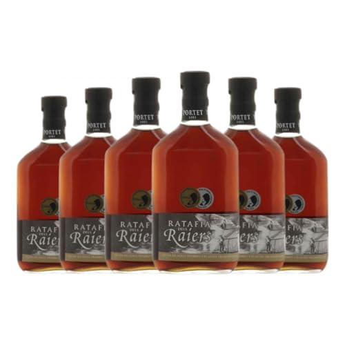 Liköre Portet Ratafia dels Raiers Flachmann Flasche 35 cl (Karton mit 6 Flachmann Flasche von 35 cl) von Licors Portet