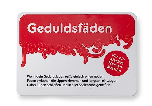 Geduldsfäden, Fruchtgummischnüre mit Erdbeergeschmack aus der Schiebeschachtel, 1er Pack (24g), von Liebeskummerpillen von Liebeskummerpillen