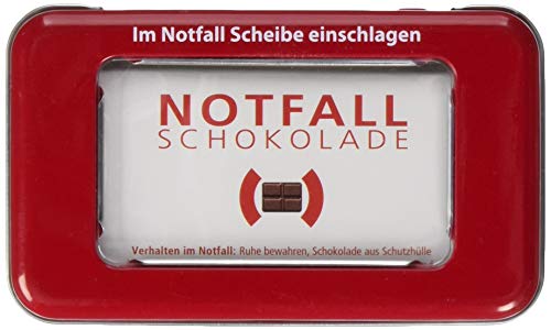 Liebeskummerpillen Pocket Chocolate - 1er Pack (1 x 30 g) Notfallschokolade Blechdose von Liebeskummerpillen