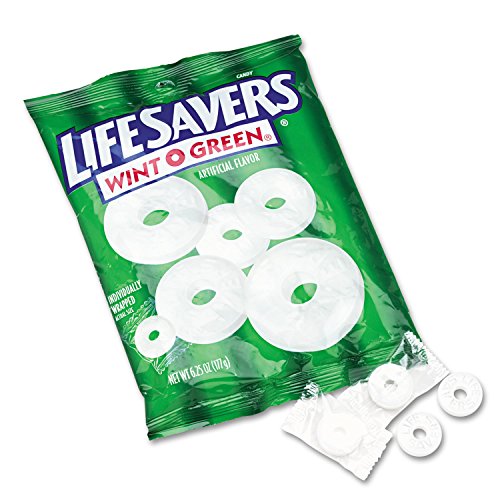 Hard Candy, Wint-O-Green, Individually Wrapped, 6.25oz Bag von Life Savers