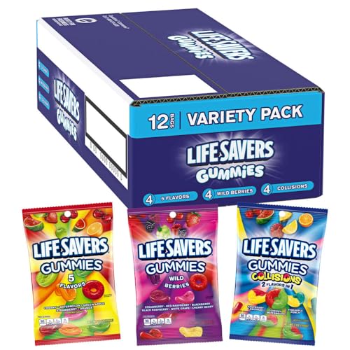 LIFE SAVERS Gummy Candy Variety Mix Box - Amazon Exclusive (12 bags per box) von Life Savers