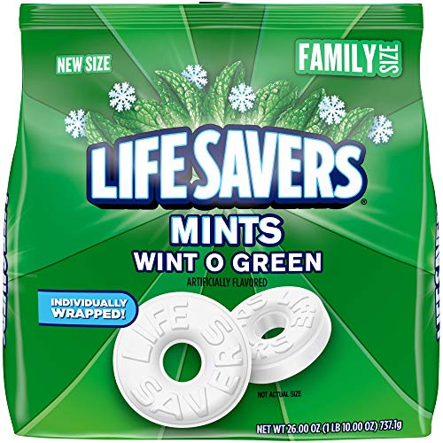 LIFE SAVERS Wint O Green Mint Hard Candy, 26-Ounce Family Size Bag von Life Savers