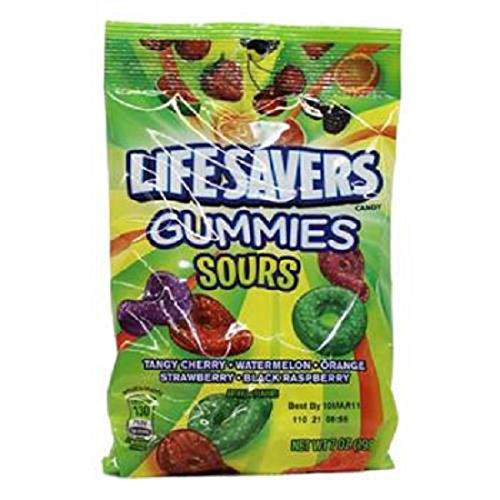 Lebensretter, Gummiesauger, 12 Stück (200 ml) – Zuckerbonbons / Sorten und Aromen von Life Savers