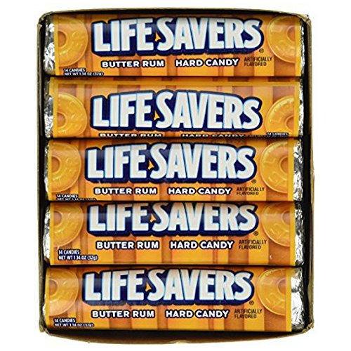 Lifesavers Butter Rum Candy 14 Count Rolls von Life Savers