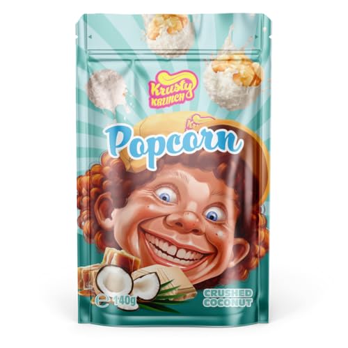 KRUSTY KRUNCH Popcorn mit Geschmack I süßer Snack 140g (140g, Crushed Coconut) von Lifeofvape