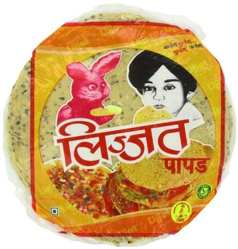 Lijjat - Papadam mit Punjabi Masala-Geschmack - 3 x 200 g von Lijjat