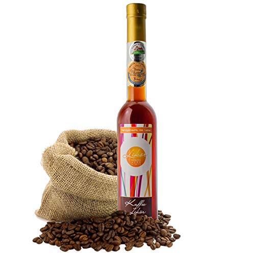 Premium Kaffeelikör | Aromatisches Likör 350ml 17,7% vol.| Ideal als Geschenk für Kaffee Liebhaber | Partylikör Partyshot | | Coffee Liqueur Geschenk von Likör-Genusswerkstatt