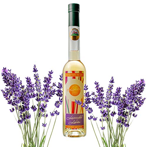 Premium Lavendellikör | Kräuterlikör mit Lavendelblüten 350ml 27,7% vol.| Kräuter Likör mit Lavendel | Kräuterlikör aromatisch| lavender Liqueur Geschenk von Likör-Genusswerkstatt