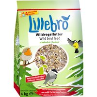Lillebro Schalenfrei-Mix: Wildvogelfutter + Erdnusskerne + Sonnenblumenkerne - 4 kg + 1 kg + 1 kg von Lillebro
