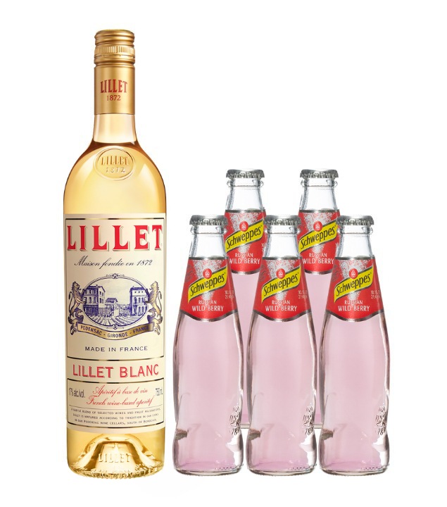 Lillet Blanc Wild Berry Set (17 % Vol., 1,95 Liter) von Lillet