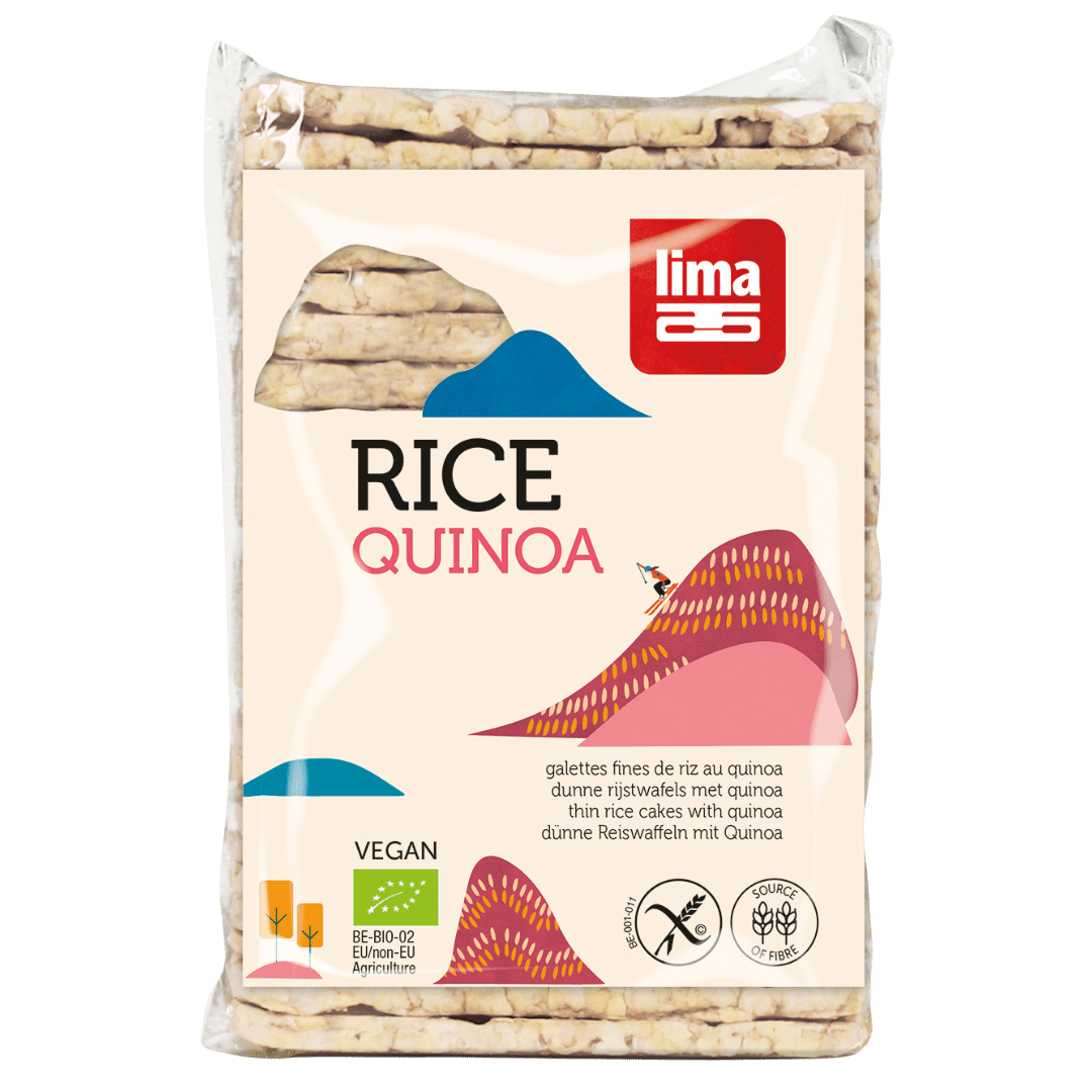 Bio Dünne Reiswaffeln mit Quinoa von Lima