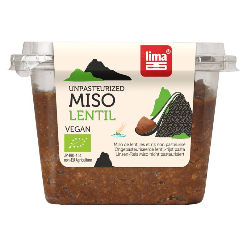 Bio Linsen Miso, unpasteurisiert von Lima