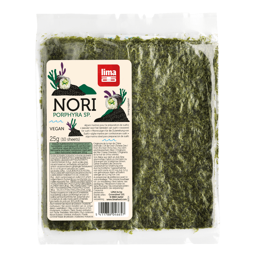 Bio Nori Meeresalgen-Blätter von Lima