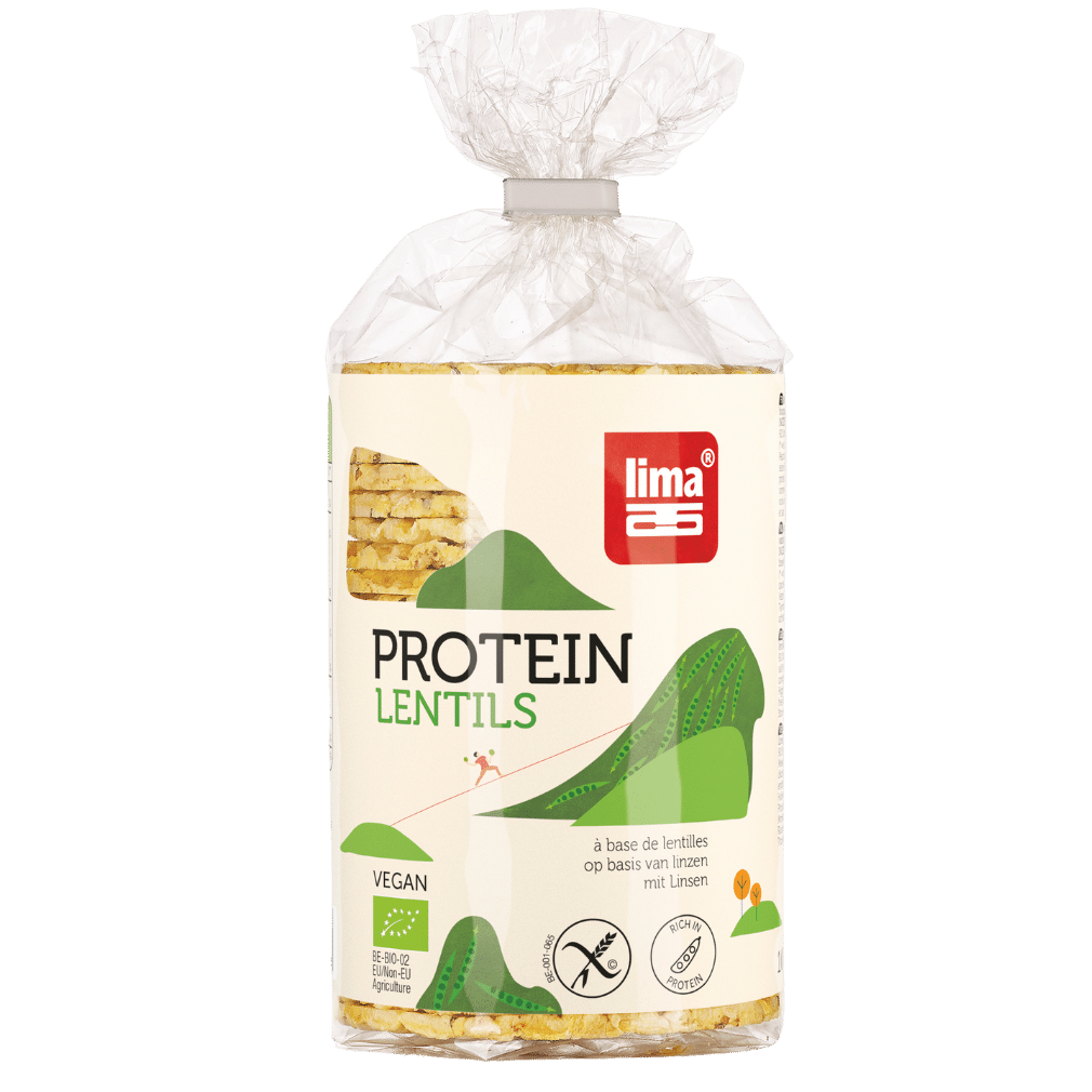 Bio Protein Waffeln Linsen von Lima