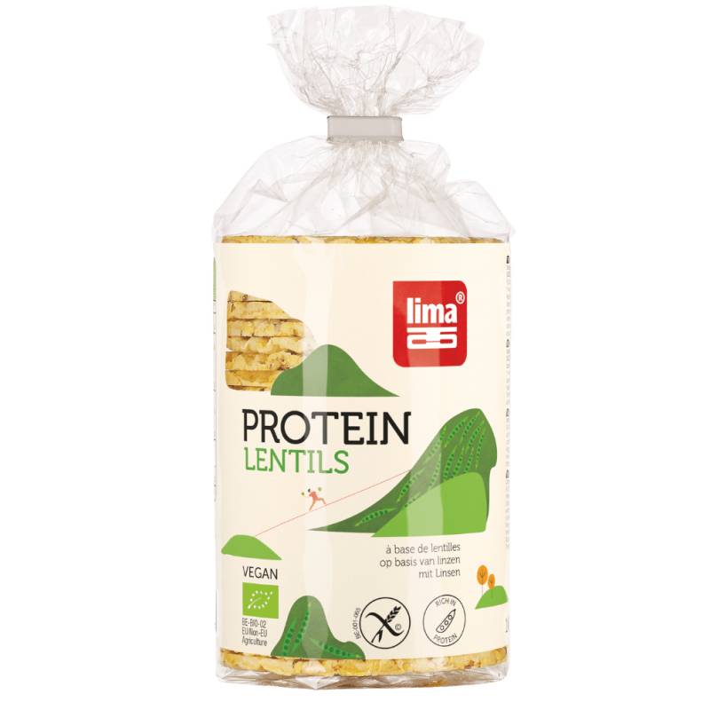 Bio Protein Waffeln Linsen von Lima