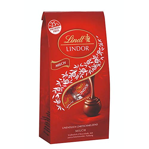 LINDOR Milch Schokoladenkugeln, Promotion, 8er Pack (8 x 137 g) von Lindor