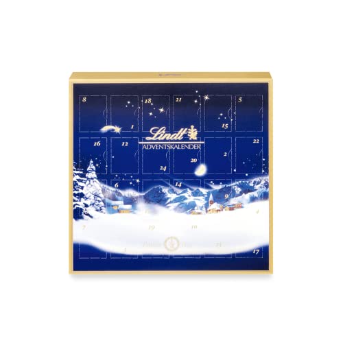 2x Lindt Schokolade Tisch Adventskalender Weihnachtszauber 2022 (Doppelpack) | 2 x 115 g Mini Schokoladen-Kugeln | für die Weihnachtszeit | Geschenk von Lindt & Sprüngli