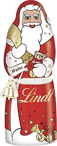 Lindt Schokolade Weihnachtsmann weiße , 125 g , 3er Pack , Geschenk zu Weihnachten von Lindt & Sprüngli