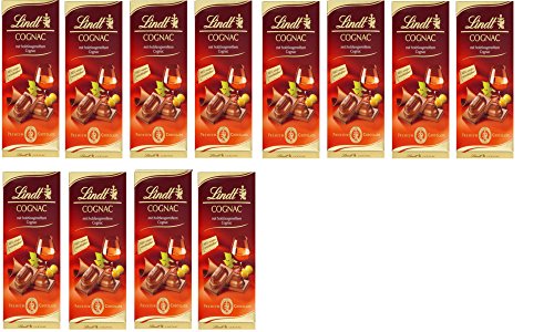 Lindt & Sprüngli Cognac Tafel, 12er Pack (12 x 100 g) von Lindt & Sprüngli