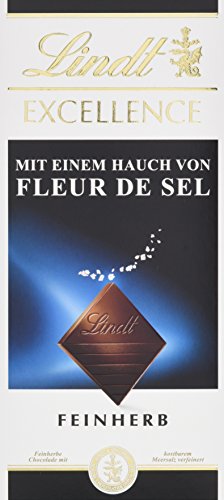 Lindt & Sprüngli Excellence Meersalz, 4er Pack (4 x 100 g) von Lindt & Sprüngli