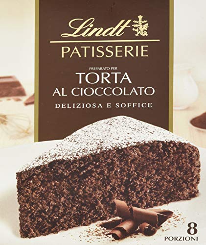 Lindt & Sprüngli Feines Backen Kuchenmischung, Backmischung, 8 Portionen, lactosefrei, 2er Pack (2 x 400 g) von Lindt & Sprüngli