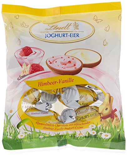 Lindt & Sprüngli Joghurt-Eier, Himbeer-Vanille, 11er Pack (11 x 90 g) von Lindt & Sprüngli