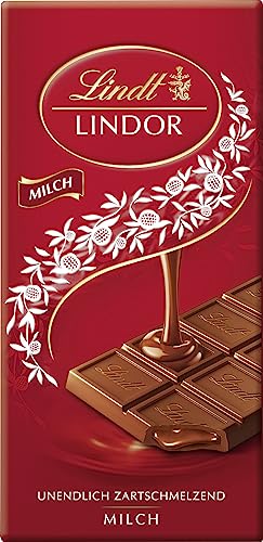 Lindt & Sprüngli Lindor Tafel Milch, 1 Pack (1 x 100 g) von Lindt & Sprüngli