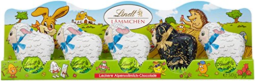 Lindt & Sprüngli Mini Lamm mit Schwarzem Lamm, 3er Pack (3 x 50 g) von Lindt & Sprüngli