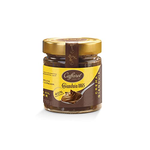 Caffarel Premium Gianduja 40 Prozent Nuss-Nougat-Crème, 1er Pack (1 x 210 g) von Caffarel