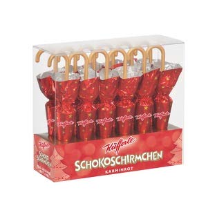 Küfferle Schokoschirm aus Schokolade 12Stk Rot (162GR) von Lindt