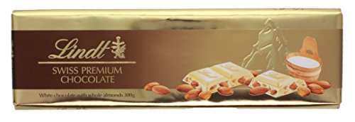 Lindt 300g Weisse Schokolade mit ganzen Mandeln white whole almond von Lindt