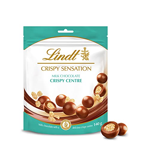 Lindt Crispy Sensation Milchschokolade, Crispy Center Sensations, Beutel 140 g von Lindt