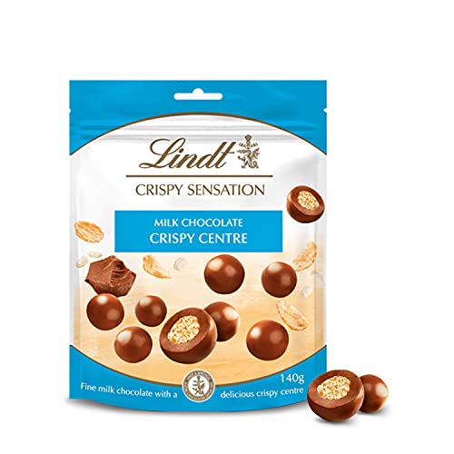 Lindt Crispy Sensation - Vollmilchschokolade mit knusprigem Kern - 140 Gramm von Lindt