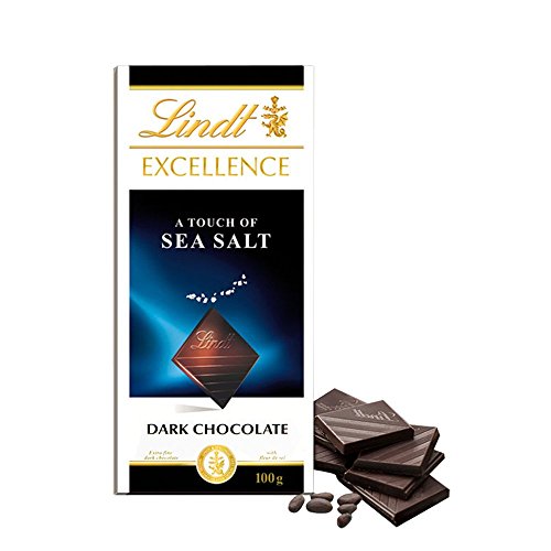 Lindt Excellence Schokoladentafel aus dunklem Meersalz, 100 g von Lindt