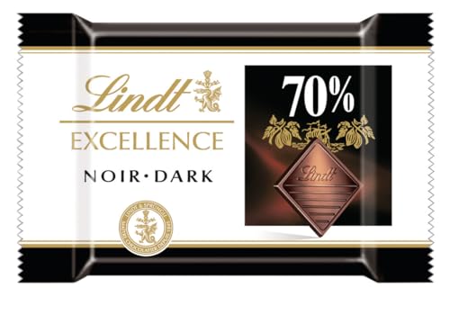 Lindt Excellence Mini 70%, Edelbitterschokolade, 1er Pack (1 x 1.1 kg) von Lindt