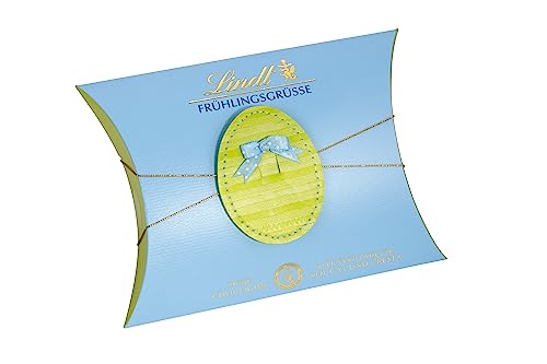 Lindt Frühlingsgrüße Kissenpackung, Geschenk zu Ostern in drei Farben (grün,geld,blau) erhältlich, 120 g von Lindt