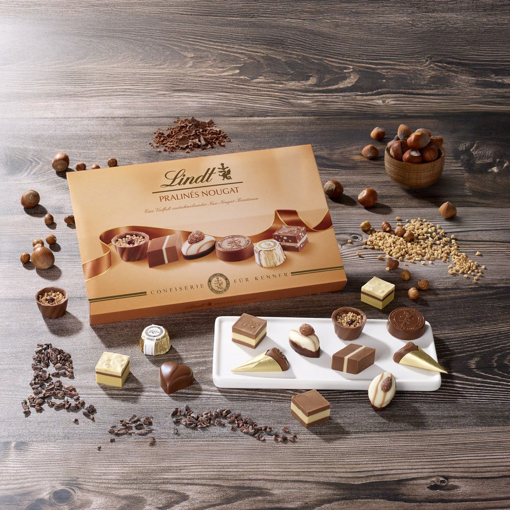 Lindt Für Kenner Pralinés Nougat von Lindt