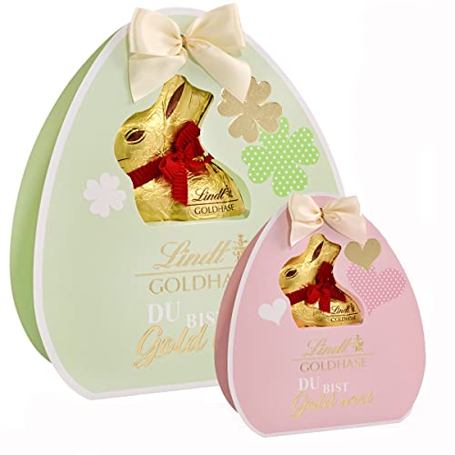 Lindt Goldhase großes Geschenk Du bist Gold wert 270g von Lindt