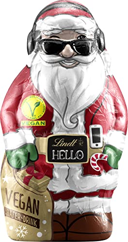 Lindt Hello Weihnachtsmann Vegane Schokoladenfigur, 80g von Lindt